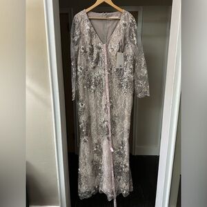 Mac Duggal 67539 Taupe Formal Dress